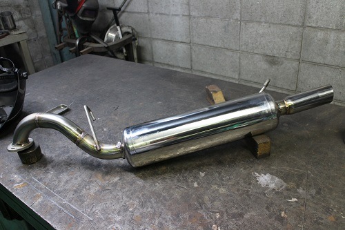 トヨタ カローラ バン ワンオフマフラー 【型式：KE74V