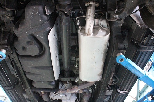 ※本日中お値下げ　baccan キュブラ　ワンオフ 日産 インフィニティQX80 ワンオフマフラー【型式