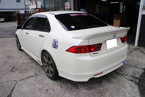 CL7アコード　ワンオフマフラー ホンダ アコード ワンオフ マフラー 【型式：LA－CL7