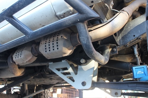 ランクル80特注フロントパイプ70ミリhdj 81v ランドクルーザー 80 ランクル80特注フロントパイプ70ミリhdj 81v ランドクルーザー 80