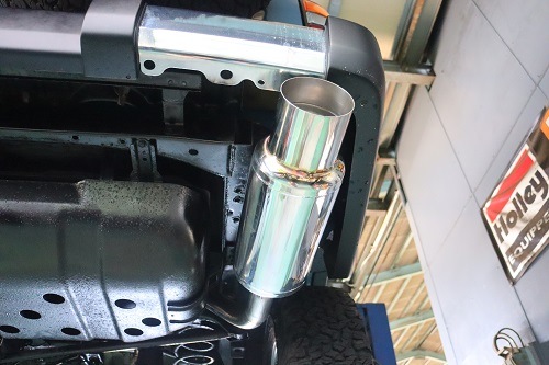 SUXON RACING サクソンマフラー　砲弾マフラー　95プラド ランクル 95プラド】<br>タイプGマフラー<br>適合車両型式<br>E/GF-RZJ95W