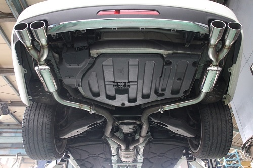 ベンツ CLS550 ワンオフ マフラー 【型式：CBA－218373