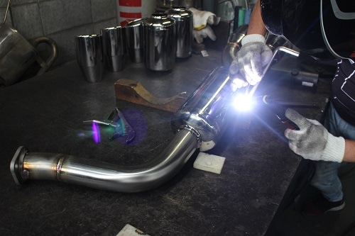 ぽむ様 ベンツ CLS550 ワンオフ マフラー 【型式：CBA－218373