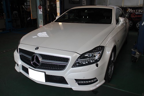 ベンツ CLS550 ワンオフ マフラー 【型式：CBA－218373