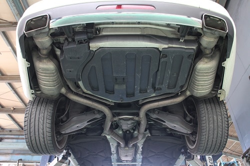 ベンツ CLS550 ワンオフ マフラー 【型式：CBA－218373