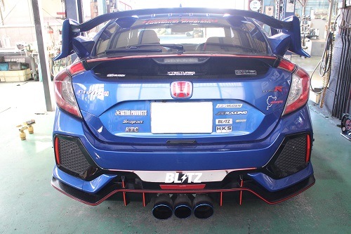 【引取り1万円値引き】FK8シビックBlitzマフラー 引取り1万円値引き】FK8シビックBlitzマフラー 引取り1万円値引き】