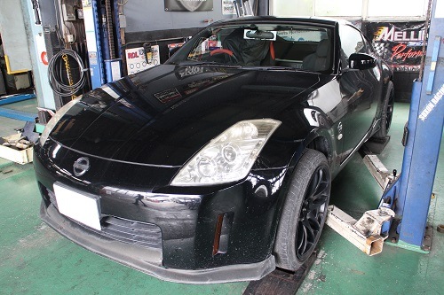 Z33 ワンオフ デュアルマフラー HKS (株)エッチ・ケー・エス