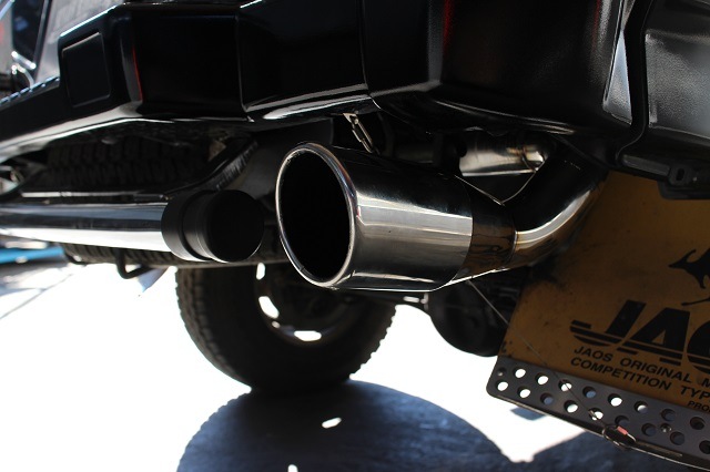 ミツビシ デリカスターワゴン ワンオフ マフラー 【型式：P24W