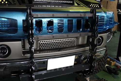 GM ハマーH2 ワンオフグリルガード 【型式：－】 | ワンオフ製作