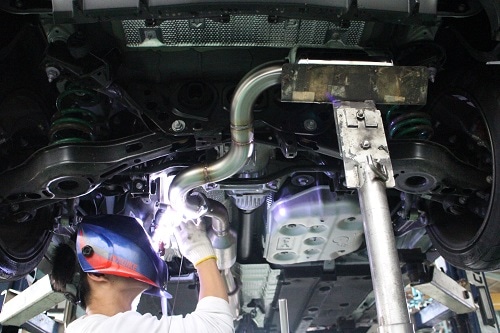 トヨタ GRヤリスRZ ワンオフ マフラー 【型式：4BA