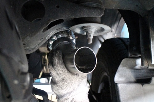 トヨタ ランクル80 ワンオフ フロントパイプ 【型式：KC
