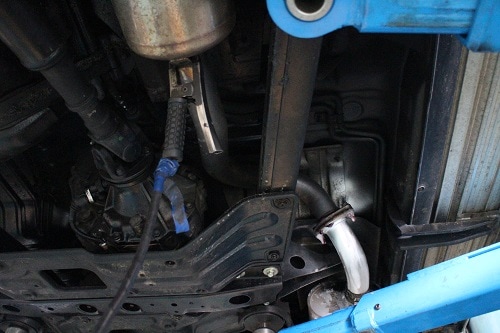 トヨタ ランクル80 ワンオフ フロントパイプ 【型式：KC