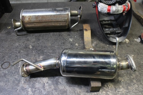 スズキ　アルト　HA24S ストレートマフラー　ワンオフ スズキ アルト HA24S ストレートマフラー ワンオフ スズキ アルト