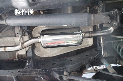 トヨタ FJクルーザー ワンオフマフラー 【型式：CBA