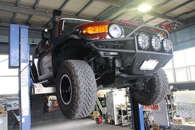 トヨタ FJクルーザー ワンオフマフラー 【型式：CBA
