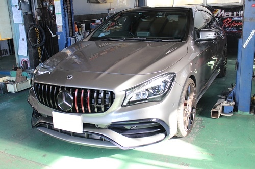 くに様　M(フル) Mベンツ CLA45後期AMG ワンオフマフラー加工 【型式：CBA