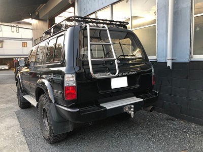 トヨタ ランクル80 ワンオフ フロントパイプ 【型式：E