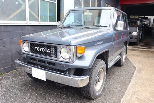 トヨタ ランクル70 ワンオフ マフラー 【型式：S－BJ70V