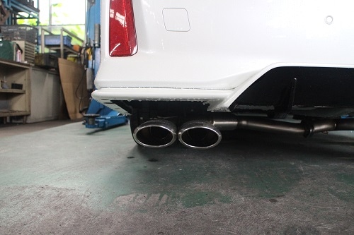 トヨタ 30ヴェルファイア ワンオフマフラー 【型式：DBA 