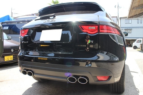 ジャガー F-PACE ワンオフ マフラー【型式：－】 | ワンオフ製作事例