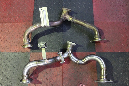 ランクル70復刻版】<br>フロントパイプ<br>適合車両型式<br>CBF-GRJ79