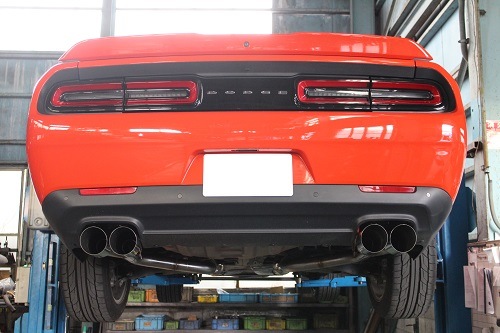 ダッジ チャレンジャーSXT ワンオフマフラー【型式