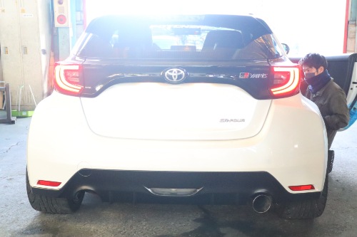 トヨタ GRヤリスRZ ワンオフ マフラー 【型式：4BA
