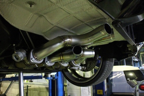 ジャガー Fタイプ ワンオフリアマフラー【型式：CBA－J608A