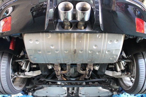 ジャガー Fタイプ ワンオフリアマフラー【型式：CBA－J608A