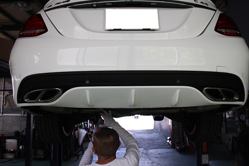 つかさ売り切り！！【美品】ベンツw205 Cクラス　★ストレートマフラー★ つかさ様専用売り切り！！【美品】ベンツw205 Cクラス