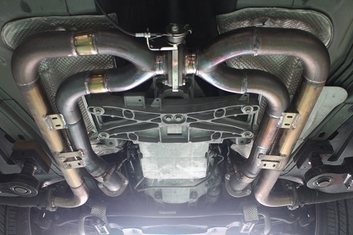 ダッジチャレンジャーRTストレートマフラー