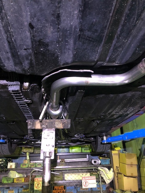 ホンダ シビック ワンオフ マフラー 【型式：E－EK4改