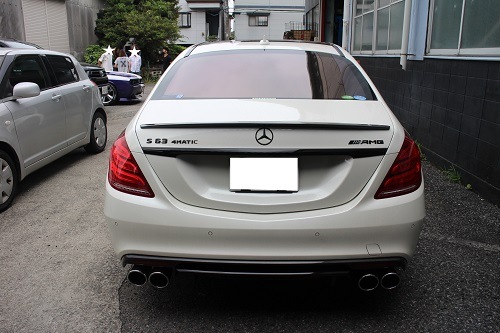 メルセデス ベンツ S63 AMG ワンオフ マフラー 【型式：CBA