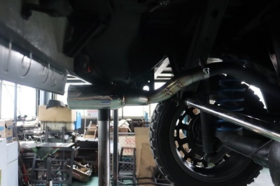 スズキ エブリィ ワンオフマフラーカッター【型式：EBD－DA17V