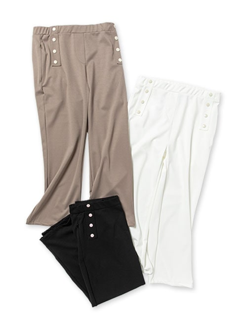 【WOMEN'S】WIDE JERSEY PANTS