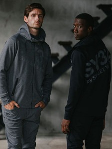 CARVICO FABRIC BIG LOGO ZIP HOODIE