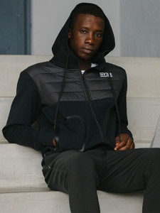 DOUBLE KNIT ZIP HOODIE