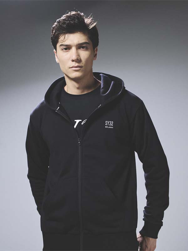 MILANO LOGO ZIP HOODIE