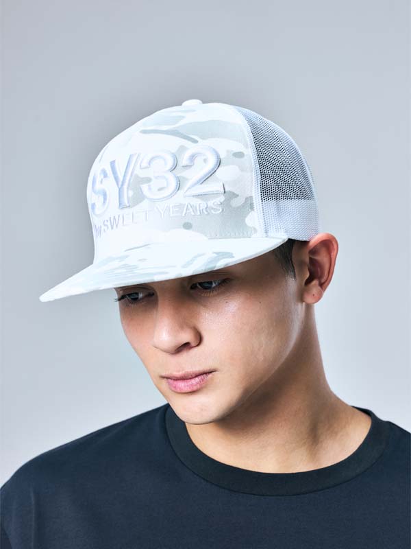 3D LOGO CAMO MESH CAP