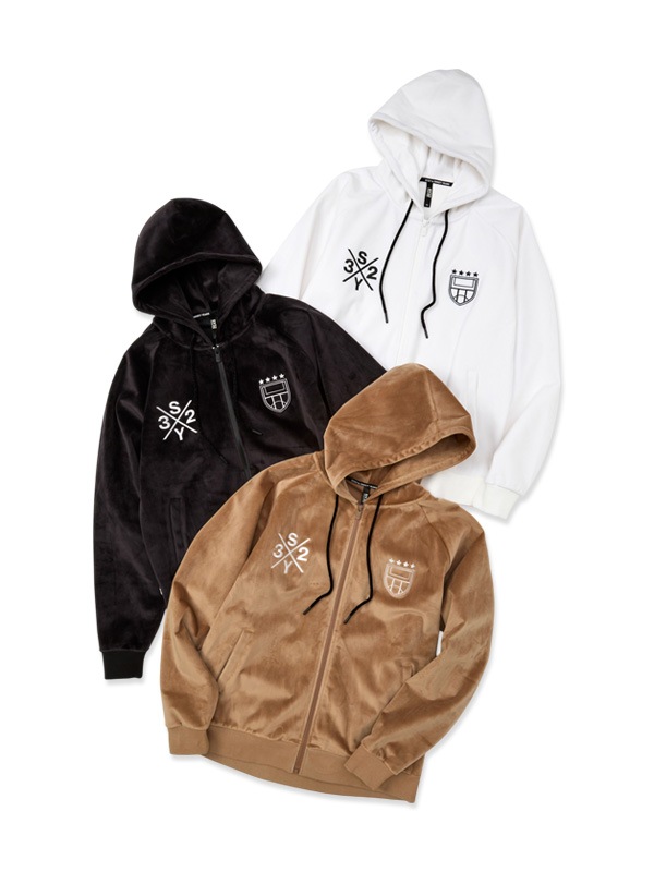 VELOUR 3 LAYER ZIP HOODIE | TOPS,HOODIES | 【公式】SY32 by