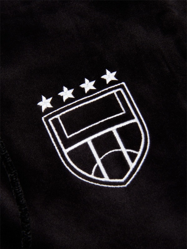 VELOUR 3 LAYER ZIP HOODIE