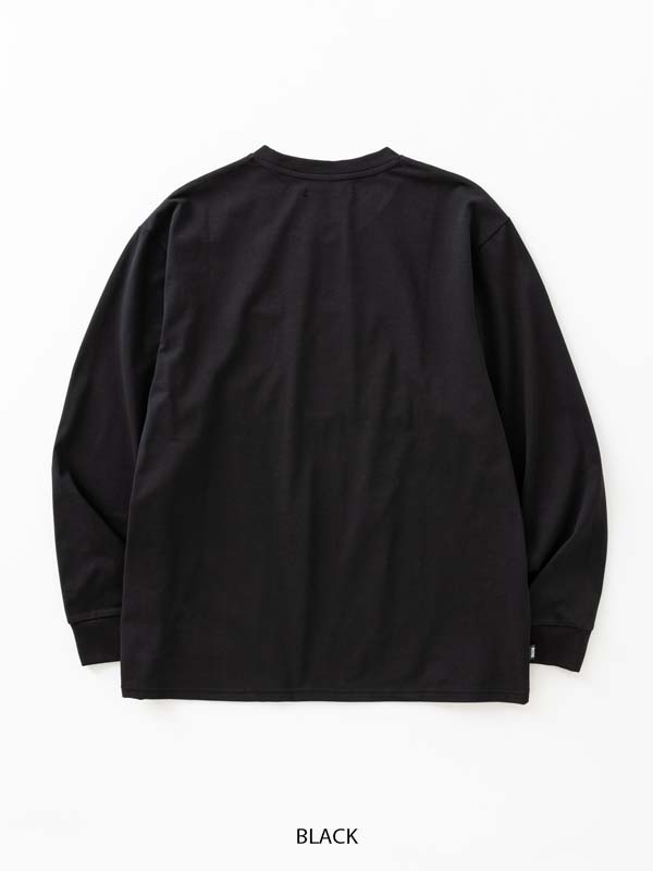 JACQUARD EMBOSS LOGO L/S TEE