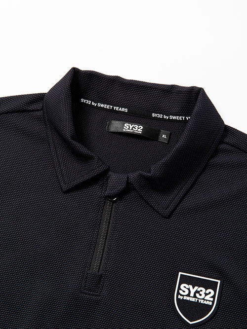 ACTIVE BACK PRINT ZIP POLO SHIRTS | TOPS,POLO SHIRTS | 【公式