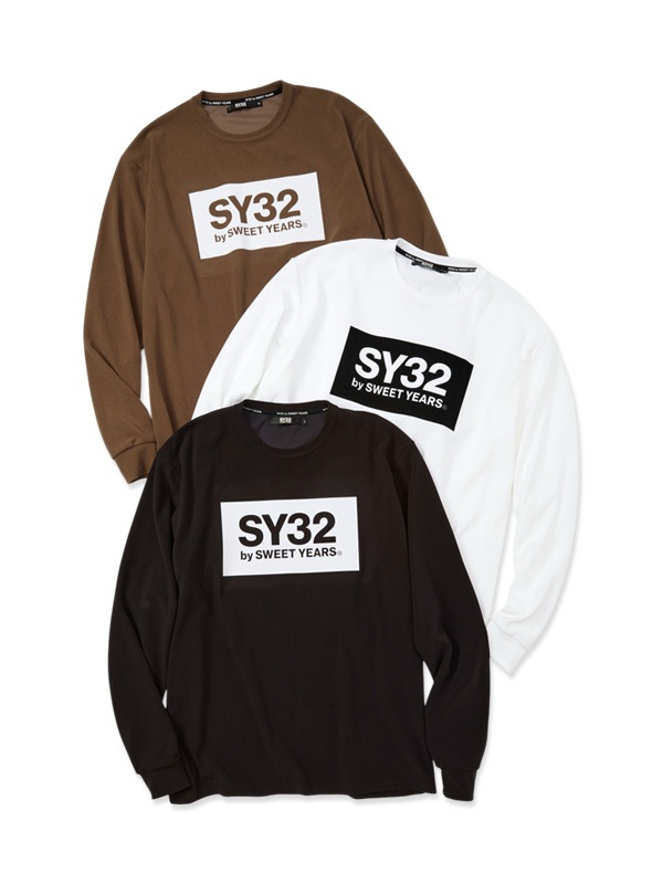 FLOCKY BOX LOGO FLEECE L/S TEE