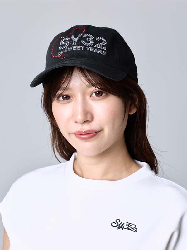 RHINESTONE CAP