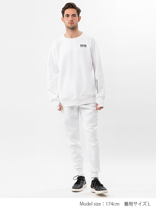 DOUBLE KNIT EMBOSS LOGO P/O CREW