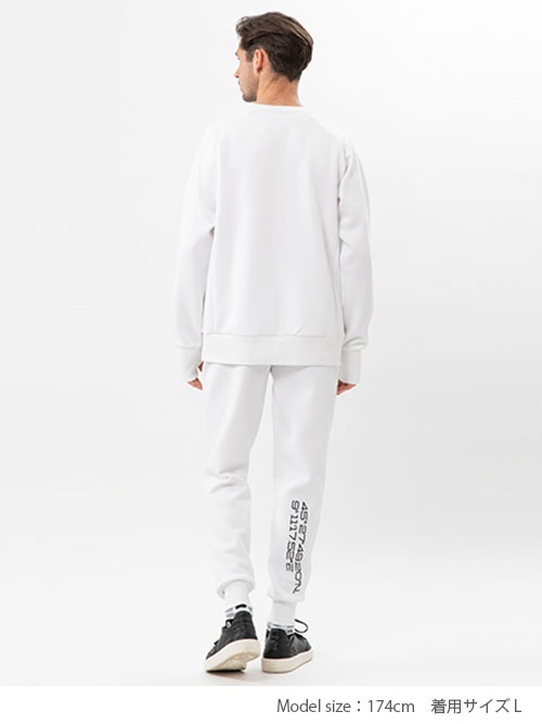 DOUBLE KNIT EMBOSS LOGO P/O CREW