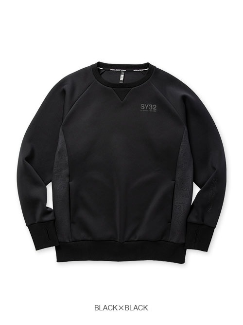 DOUBLE KNIT EMBOSS LOGO P/O CREW