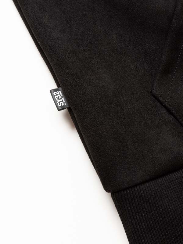 ESTER SUEDE ZIP HOODIE