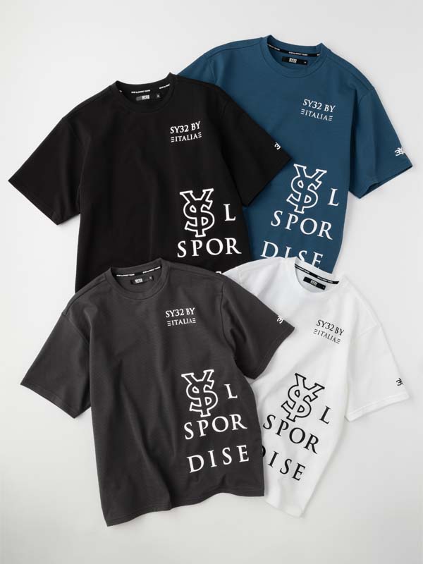 UNEVEN SEPARATE GRAPHIC TEE